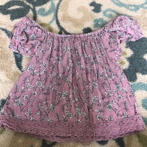 Off the shoulder top